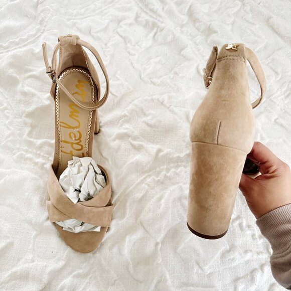 Sam Edelman Yancy Block Heel Ankle StrapSandal Size 10 - Picture 6 of 8